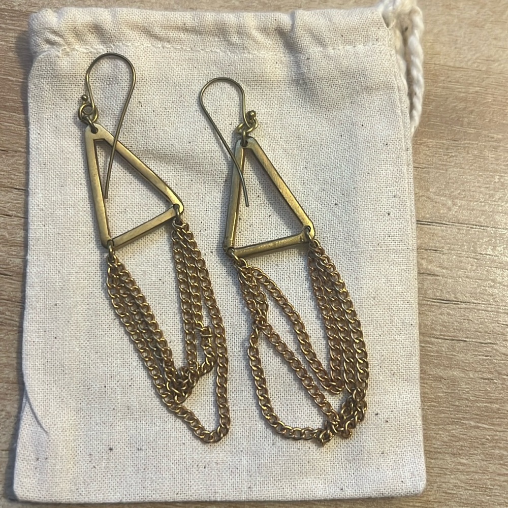 Anthropologie Triangle Earring